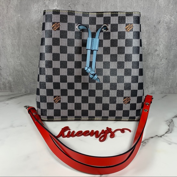 โSOLDโ Louis Vuitton NeoNoe Damier Black/White bucket LV bag Nicolas Ghesquiere - Picture 4 of 11